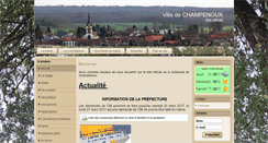 Desktop Screenshot of champenoux.com